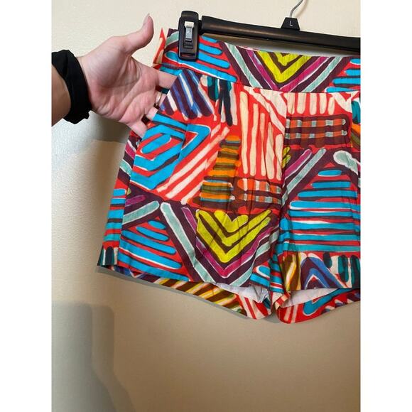 J.Crew Womens Geo Brushstroke Short 3” inseam shorts -- Size 4 - Picture 2 of 6